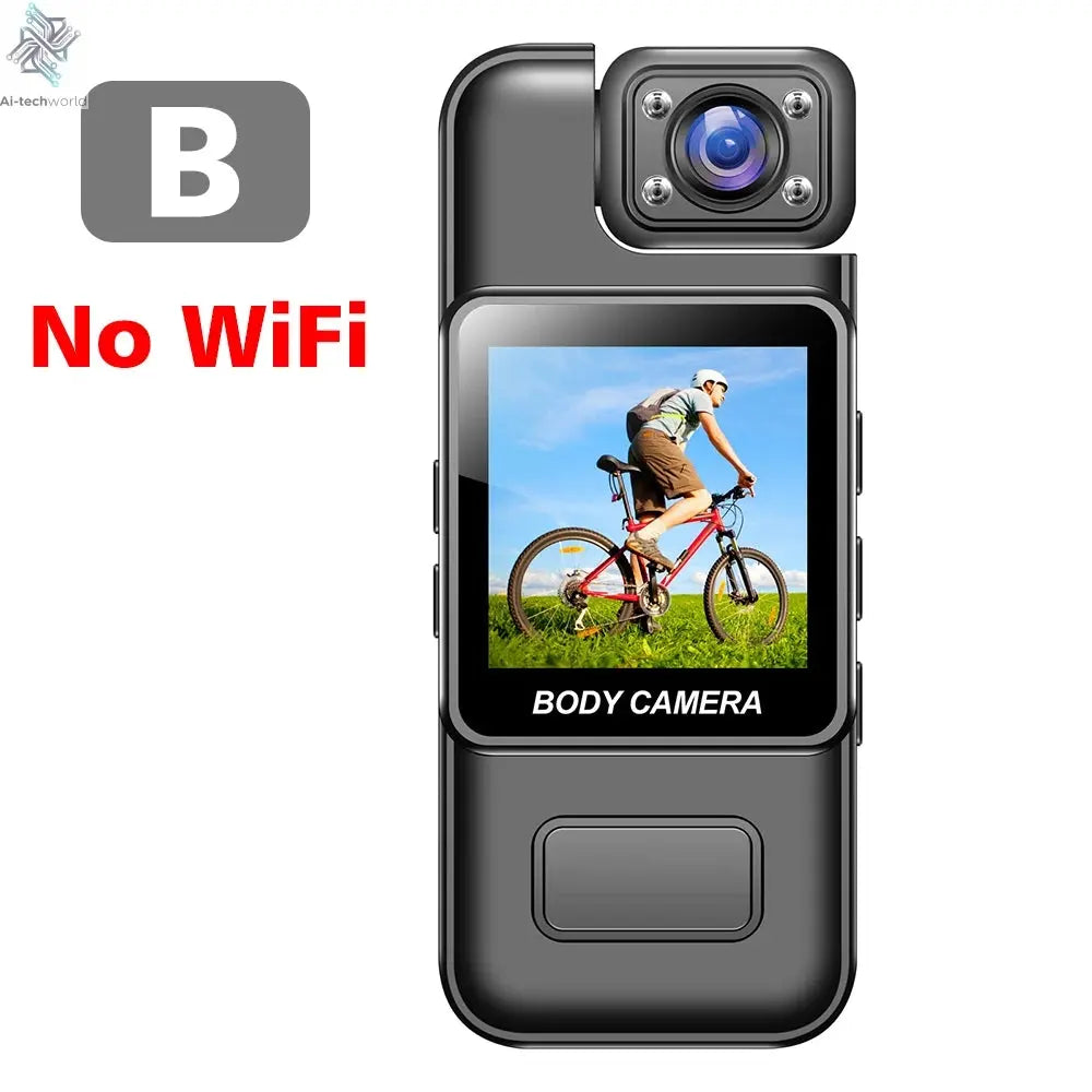 Ultra HD 4K WiFi Mini Camera Portable Digital Video Recorder Police BodyCam Infrared Night Vision Sports DV Riding Camcorder 카메라 Ai-TechWorld