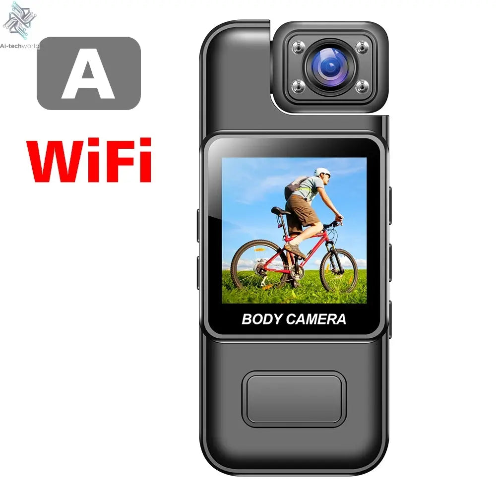 Ultra HD 4K WiFi Mini Camera Portable Digital Video Recorder Police BodyCam Infrared Night Vision Sports DV Riding Camcorder 카메라 Ai-TechWorld