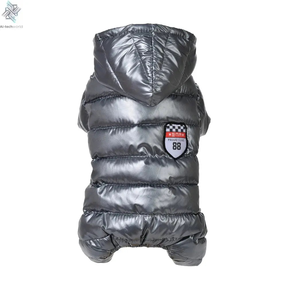 Waterproof Dog Clothes Pet Dog Jacket Coat For Small Medium Dog Winter Windproof Puppy Hooded Clothing Chihuahua Pug Jumpsuit Ai-TechWorld