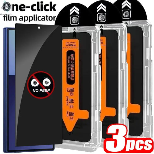 1/2/3Pack Privacy Tempered Glass For Samsung Galaxy Z Fold 7 6 5 Fold7 Anti-peep Screen Protector with Easy Installation Kit Ai-TechWorld 