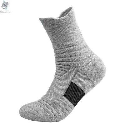 1/3 Pairs Anti-slip Football Socks Men Cotton Sock Short Long Tube Soccer Basketball Sport Socks Breathable Deodorous Sock 39-45 Ai-TechWorld 