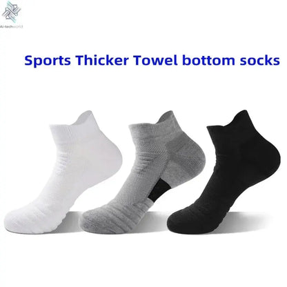 1/3 Pairs Anti-slip Football Socks Men Cotton Sock Short Long Tube Soccer Basketball Sport Socks Breathable Deodorous Sock 39-45 Ai-TechWorld 