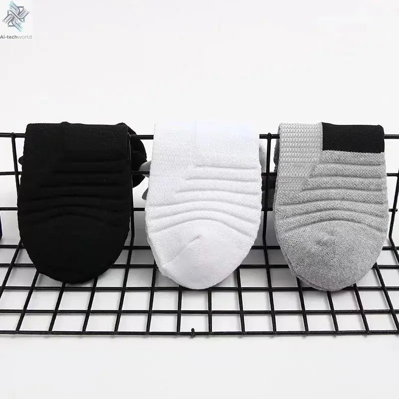 1/3 Pairs Anti-slip Football Socks Men Cotton Sock Short Long Tube Soccer Basketball Sport Socks Breathable Deodorous Sock 39-45 Ai-TechWorld 