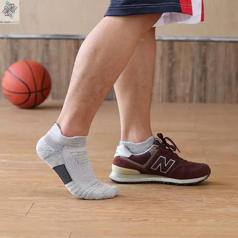 1/3 Pairs Anti-slip Football Socks Men Cotton Sock Short Long Tube Soccer Basketball Sport Socks Breathable Deodorous Sock 39-45 Ai-TechWorld 