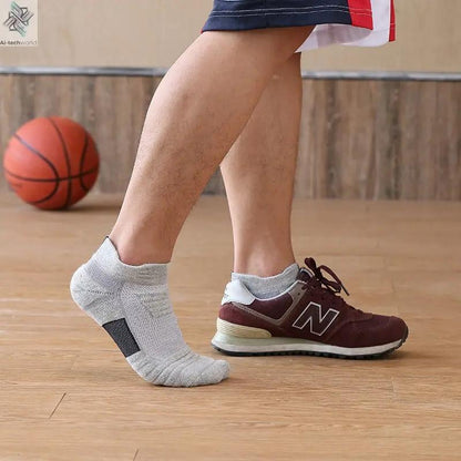1/3 Pairs Anti-slip Football Socks Men Cotton Sock Short Long Tube Soccer Basketball Sport Socks Breathable Deodorous Sock 39-45 Ai-TechWorld 