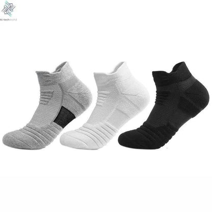 1/3 Pairs Anti-slip Football Socks Men Cotton Sock Short Long Tube Soccer Basketball Sport Socks Breathable Deodorous Sock 39-45 Ai-TechWorld 