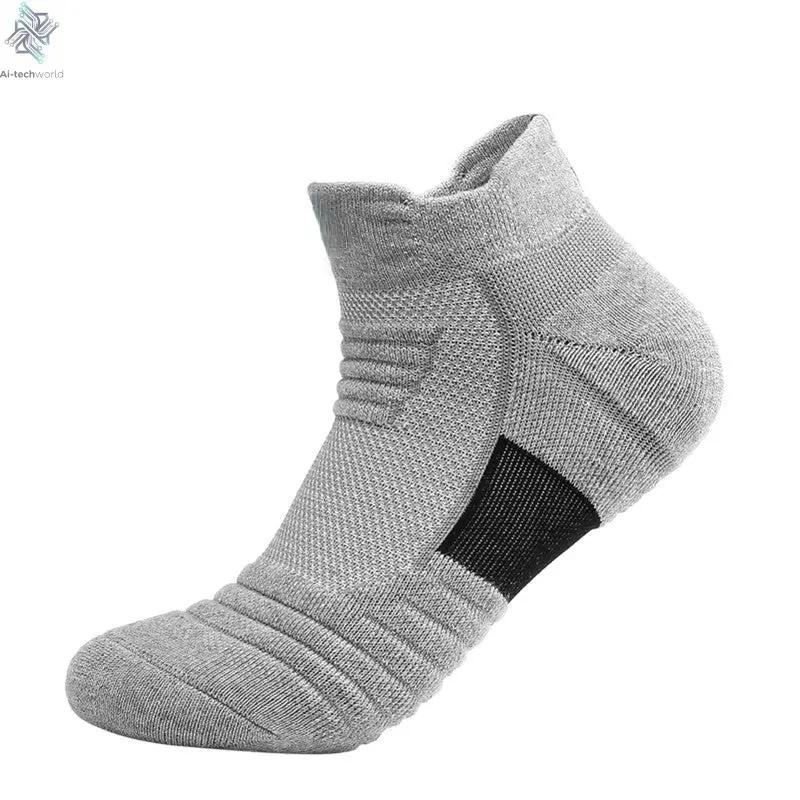 1/3 Pairs Anti-slip Football Socks Men Cotton Sock Short Long Tube Soccer Basketball Sport Socks Breathable Deodorous Sock 39-45 Ai-TechWorld 