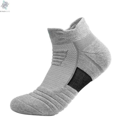 1/3 Pairs Anti-slip Football Socks Men Cotton Sock Short Long Tube Soccer Basketball Sport Socks Breathable Deodorous Sock 39-45 Ai-TechWorld 