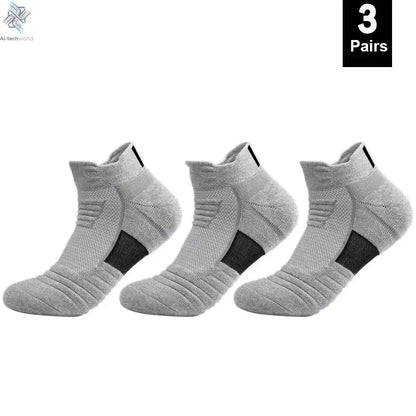 1/3 Pairs Anti-slip Football Socks Men Cotton Sock Short Long Tube Soccer Basketball Sport Socks Breathable Deodorous Sock 39-45 Ai-TechWorld 