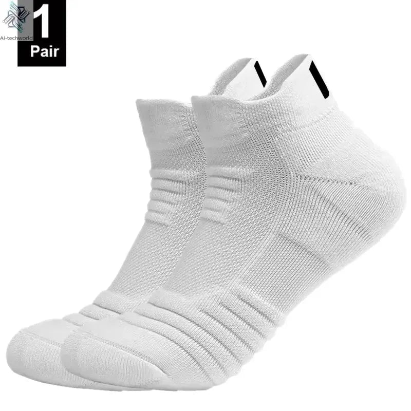 1/3 Pairs Anti-slip Football Socks Men Cotton Sock Short Long Tube Soccer Basketball Sport Socks Breathable Deodorous Sock 39-45 Ai-TechWorld 