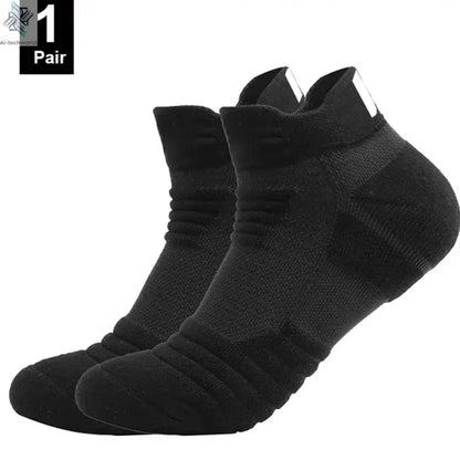 1/3 Pairs Anti-slip Football Socks Men Cotton Sock Short Long Tube Soccer Basketball Sport Socks Breathable Deodorous Sock 39-45 Ai-TechWorld 