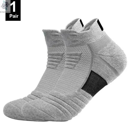 1/3 Pairs Anti-slip Football Socks Men Cotton Sock Short Long Tube Soccer Basketball Sport Socks Breathable Deodorous Sock 39-45 Ai-TechWorld 