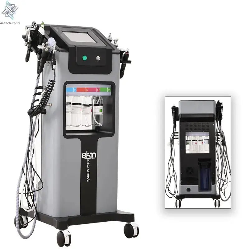 10 in 1 hydra aqua facial peeling diomand dermabrasion facial machine skim Care Ai-TechWorld 