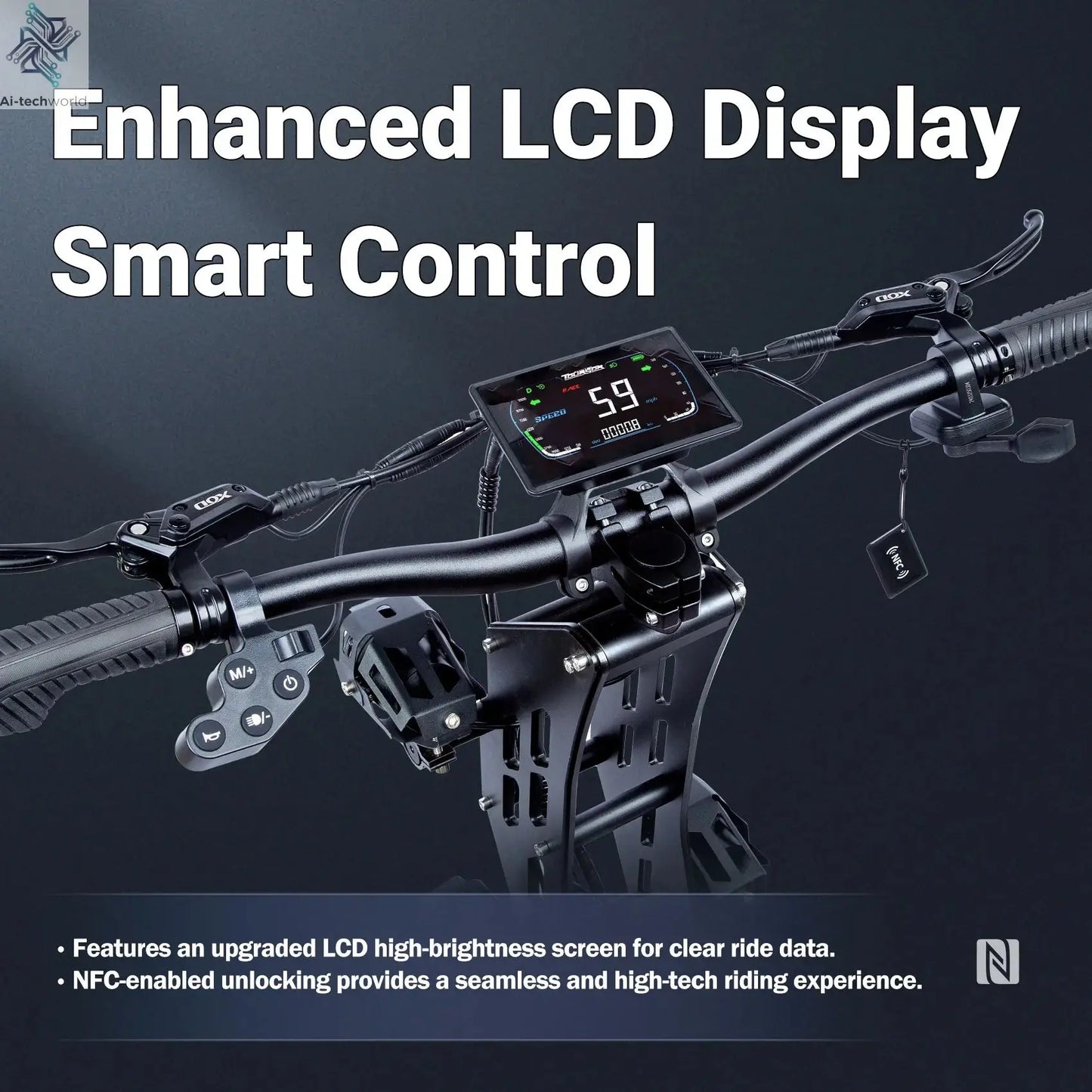 10000W Off-road Electric Scooter Dual Motors 14 Inch Off-Road Tyres 72V-40AH Panasonic Battery Speed 120KM/H elektro scooter Ai-TechWorld 