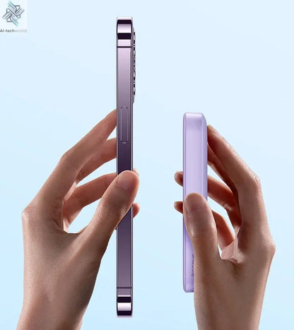 10000mah Magnetic Wireless Power Bank 20W Fast Charge Ultra Thin Portable Charger for iPhone 16 15 14 13 Pro Max Samsung Ai-TechWorld 