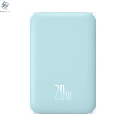 10000mah Magnetic Wireless Power Bank 20W Fast Charge Ultra Thin Portable Charger for iPhone 16 15 14 13 Pro Max Samsung Ai-TechWorld 