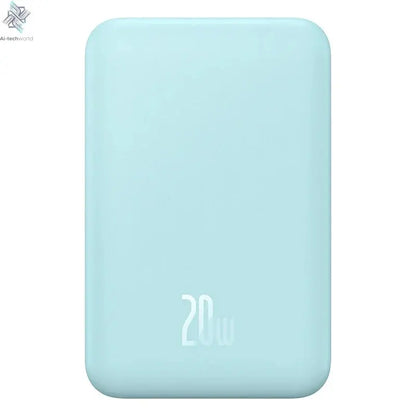 10000mah Magnetic Wireless Power Bank 20W Fast Charge Ultra Thin Portable Charger for iPhone 16 15 14 13 Pro Max Samsung Ai-TechWorld 