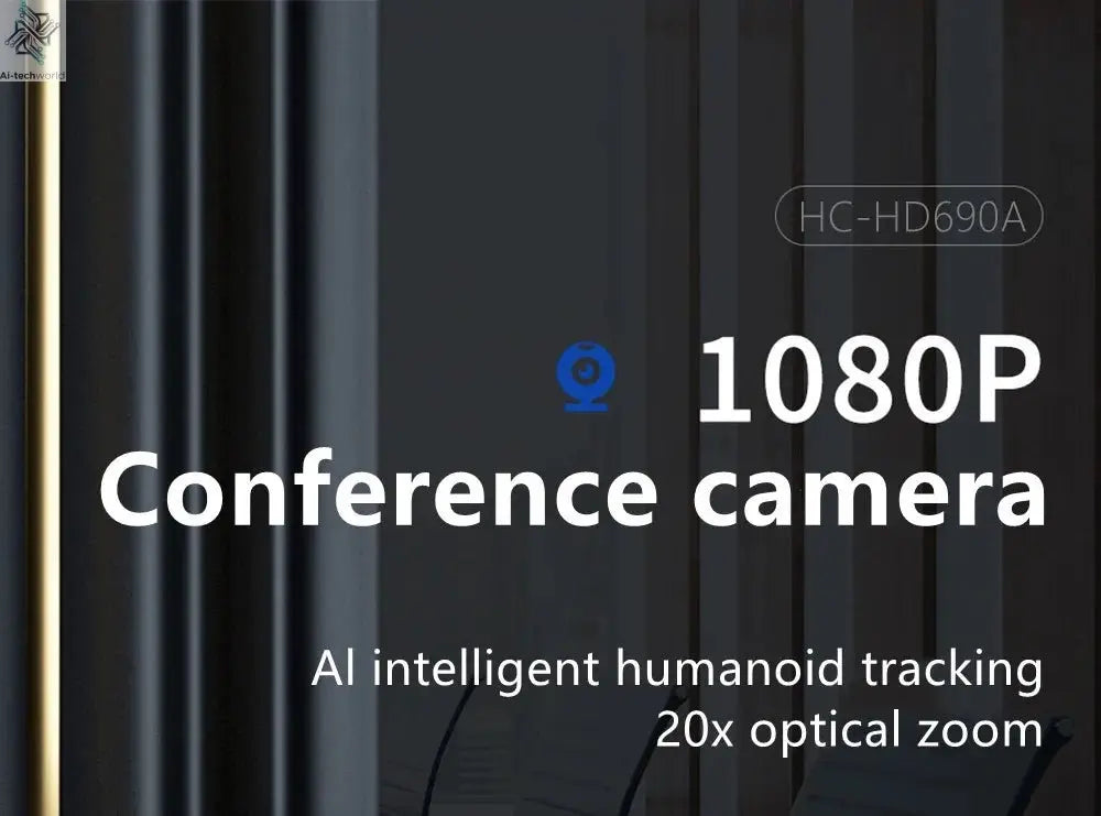 1080P/4K Conference PTZ Camera AI Tracking 60fps 20X Optical Zoom NDI POE HDMI SDI LAN USB3.0 for Church Live Stream Educate - Ai - TechWorld
