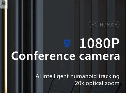 1080P/4K Conference PTZ Camera AI Tracking 60fps 20X Optical Zoom NDI POE HDMI SDI LAN USB3.0 for Church Live Stream Educate - Ai - TechWorld