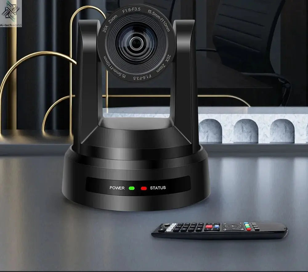 1080P/4K Conference PTZ Camera AI Tracking 60fps 20X Optical Zoom NDI POE HDMI SDI LAN USB3.0 for Church Live Stream Educate - Ai - TechWorld