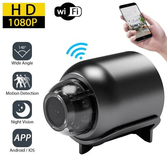 1080P HD Mini Camera WiFi Wireless HD Night Vision Camera Home X5 Remote Camera Kids Pet Safety Monitoring - Ai - TechWorld