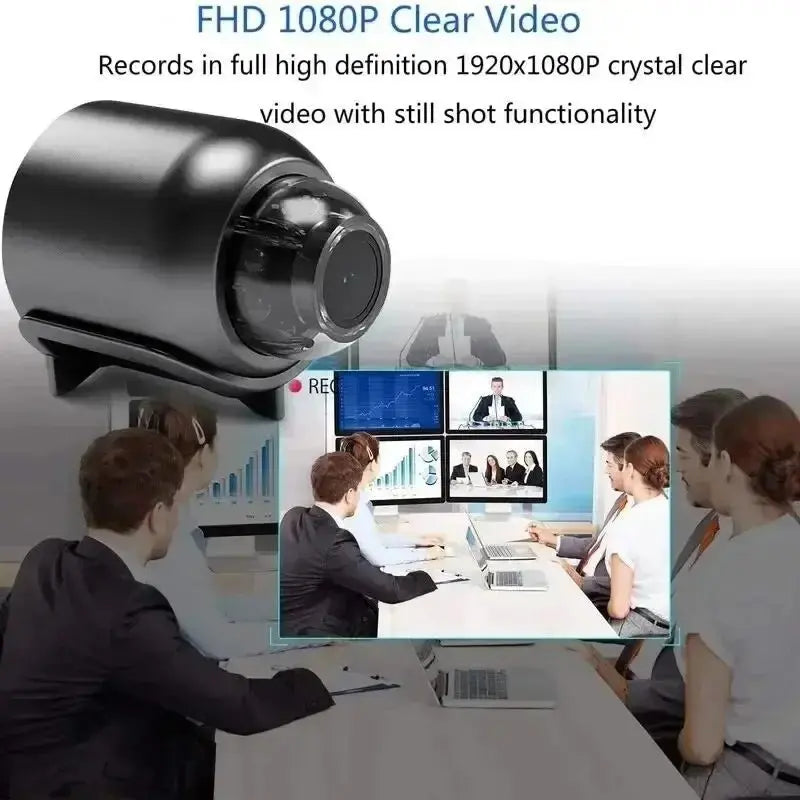 1080P HD Mini Camera WiFi Wireless HD Night Vision Camera Home X5 Remote Camera Kids Pet Safety Monitoring - Ai - TechWorld