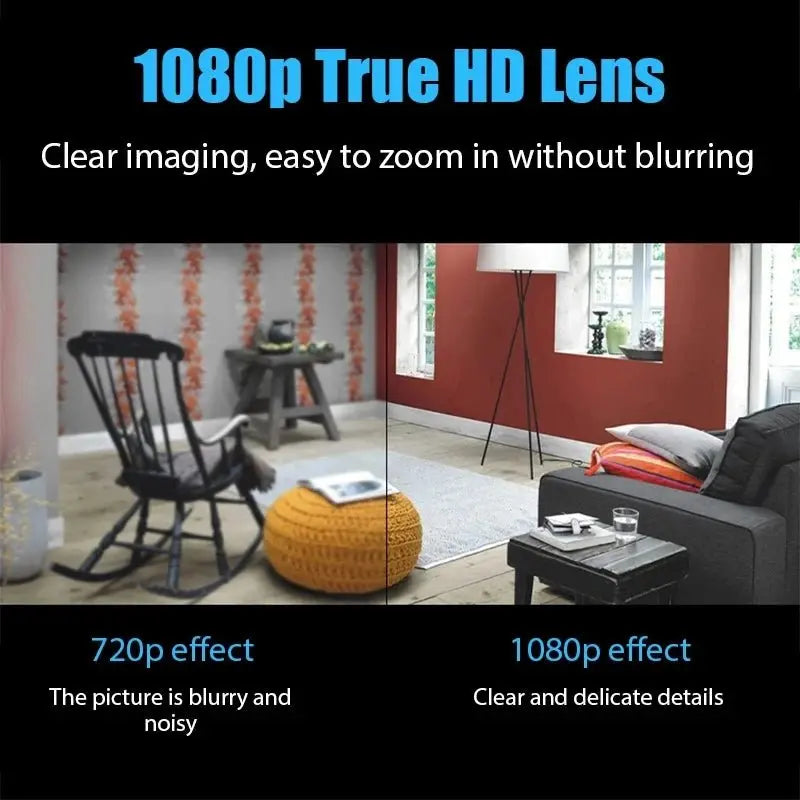 1080P HD Mini Camera WiFi Wireless HD Night Vision Camera Home X5 Remote Camera Kids Pet Safety Monitoring - Ai - TechWorld