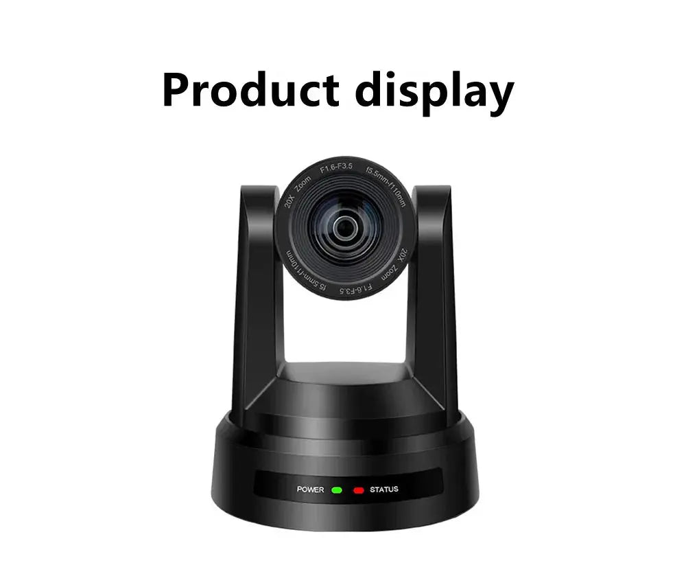 1080P/4K Conference PTZ Camera AI Tracking 60fps 20X Optical Zoom NDI POE HDMI SDI LAN USB3.0 for Church Live Stream Educate - Ai - TechWorld
