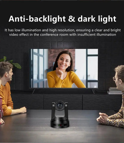1080P/4K Conference PTZ Camera AI Tracking 60fps 20X Optical Zoom NDI POE HDMI SDI LAN USB3.0 for Church Live Stream Educate - Ai - TechWorld