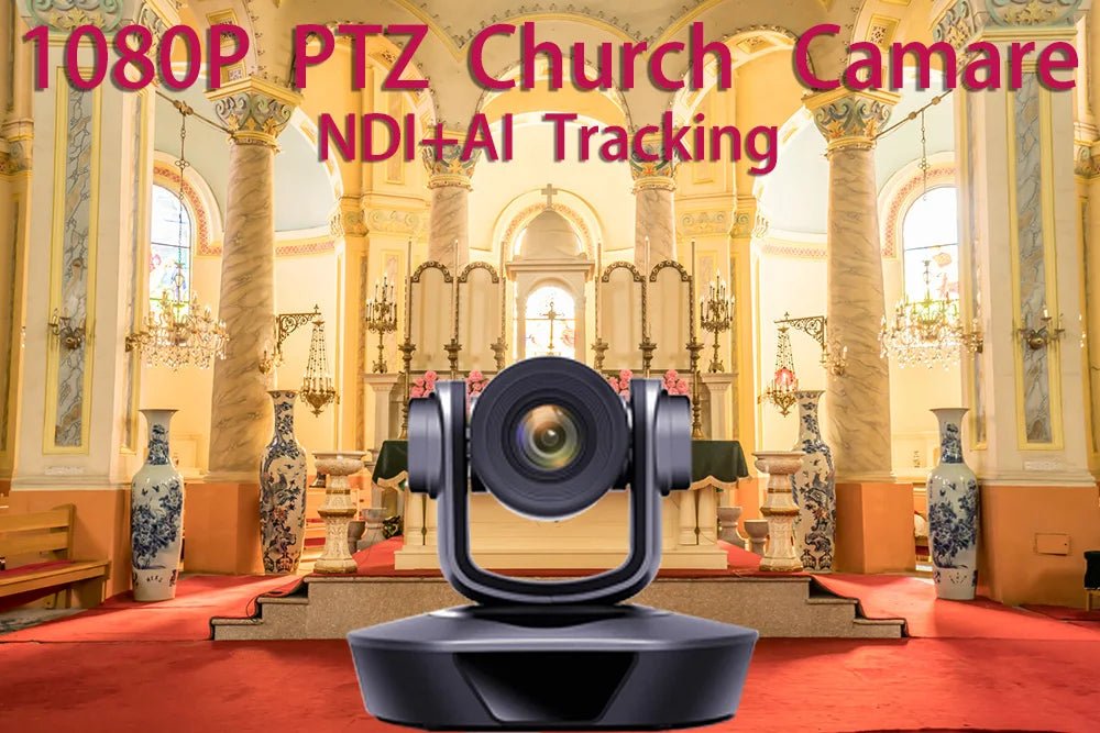 1080P60fps PTZ Camera NDI POE 20X Zoom Conference for Church Meeting 1pc NDI PTZ camera Controller for Video Conferencing 1-8pcs Ai-TechWorld