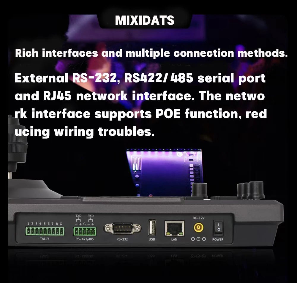 1080P60fps PTZ Camera NDI POE 20X Zoom Conference for Church Meeting 1pc NDI PTZ camera Controller for Video Conferencing 1-8pcs Ai-TechWorld