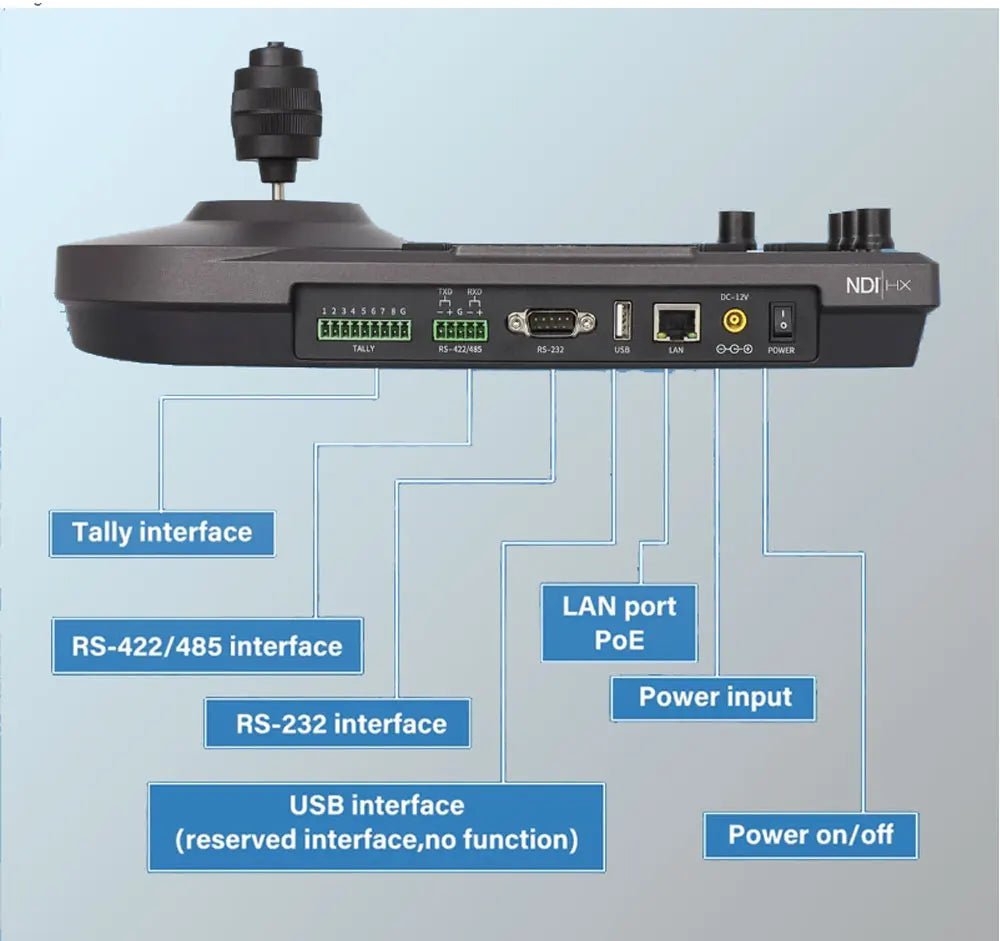 1080P60fps PTZ Camera NDI POE 20X Zoom Conference for Church Meeting 1pc NDI PTZ camera Controller for Video Conferencing 1-8pcs Ai-TechWorld