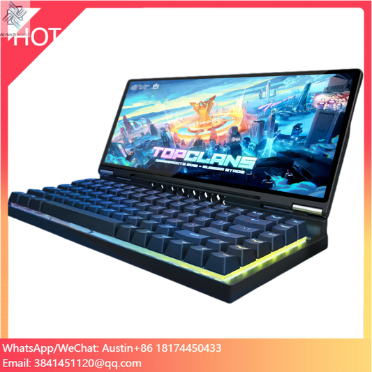 12.3" Inch Touch Screen Portable Mechanical Gaming Multi-function RGB Light Keyboard Type-C Extension For Windows Ai-TechWorld 