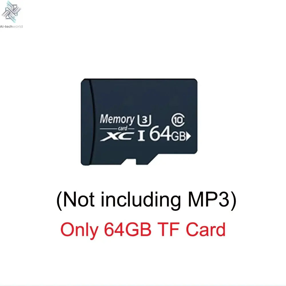 128G MP3 Player Bluetooth 5.4 HiFi MP3 Music Player Built-in Speaker 2.4inch Touch Screen MP4 Player with E-book/Video Recording Ai-TechWorld 