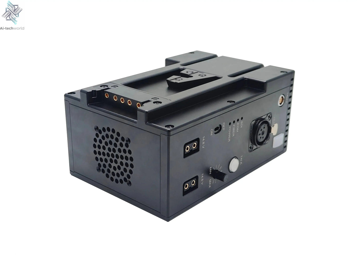 12G Fiber Optic SDI Transmission Remote Control System, with Optoelectronics Hybrid Transmit Signal and Power Supply, Outside Br Ai-TechWorld 