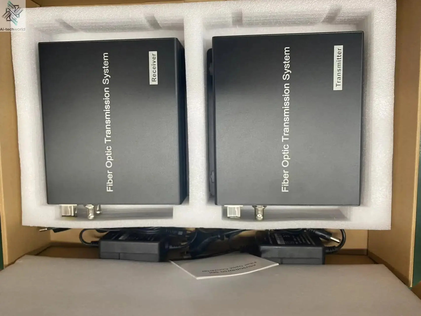 12G Fiber Optic SDI Transmission Remote Control System, with Optoelectronics Hybrid Transmit Signal and Power Supply, Outside Br Ai-TechWorld 