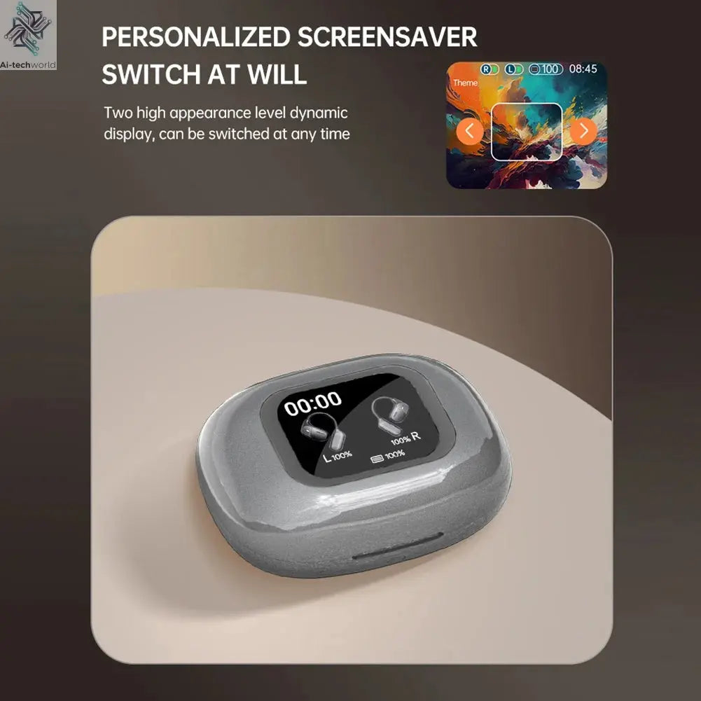 144 Languages Translator Bluetooth Earphones AI Real-time Translation Earbuds Wireless Headphones For Translation Earbuds Ai-TechWorld 