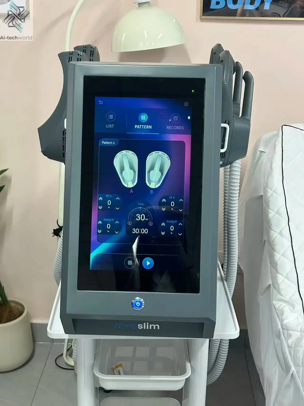 15 Tesla 6500W ABS Muscle Stimulator RF EMS NEO Portable Body Sculpting Machine Slimming Weight Lose Electromagnetic Pro Ai-TechWorld 