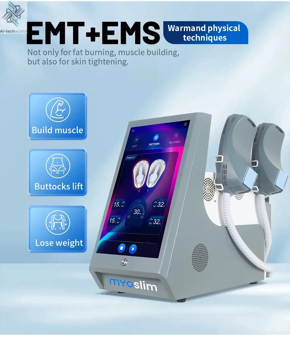 15 Tesla 6500W ABS Muscle Stimulator RF EMS NEO Portable Body Sculpting Machine Slimming Weight Lose Electromagnetic Pro Ai-TechWorld 