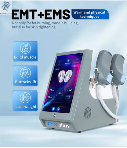 15 Tesla 6500W ABS Muscle Stimulator RF EMS NEO Portable Body Sculpting Machine Slimming Weight Lose Electromagnetic Pro Ai-TechWorld 