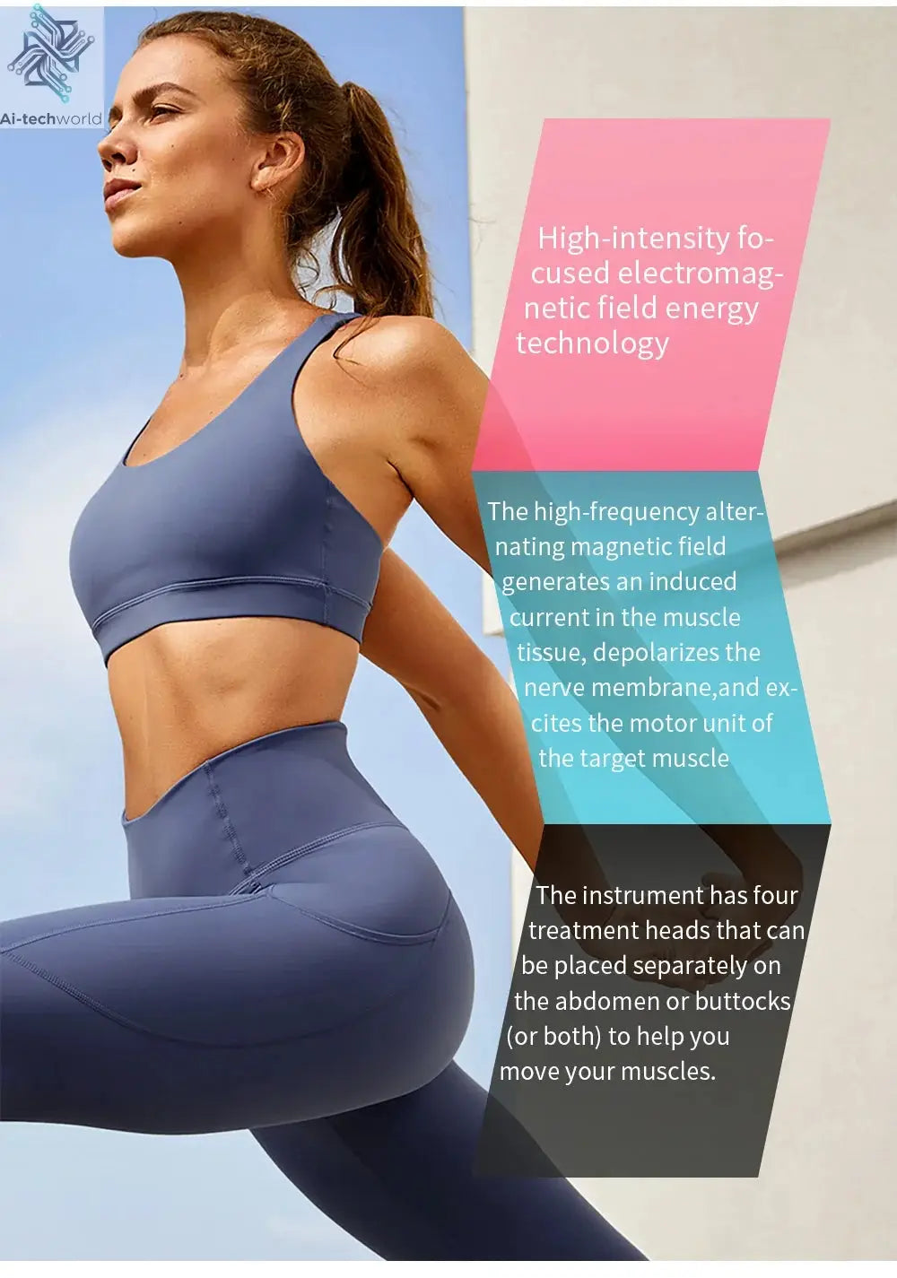 15 Tesla 6500W ABS Muscle Stimulator RF EMS NEO Portable Body Sculpting Machine Slimming Weight Lose Electromagnetic Pro Ai-TechWorld 