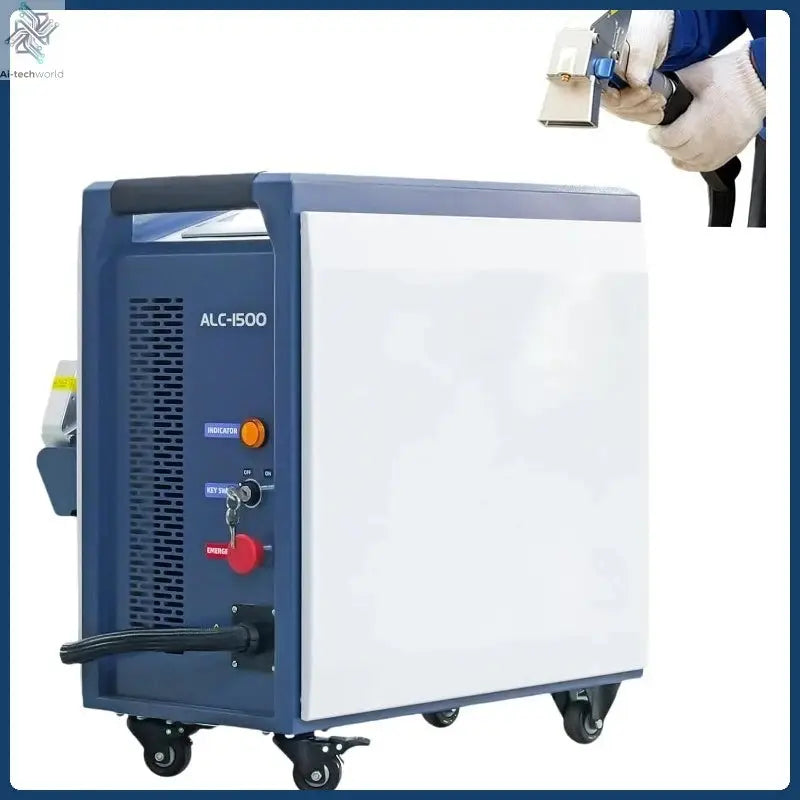 1500W Portable Laser Cleaning Machine, 250mm Scan Range, 220V Handheld Rust Remover Ai-TechWorld 