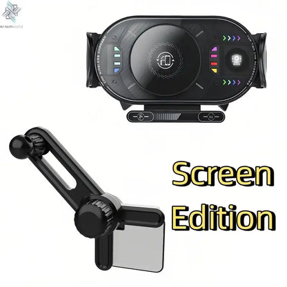 15W Universal Car Phone Wireless Charger Holder 90° Rotation Mount for Samsung Galaxy Fold 6 5 4 3 Z Flip S25 S24 Iphone 17 16 Ai-TechWorld 