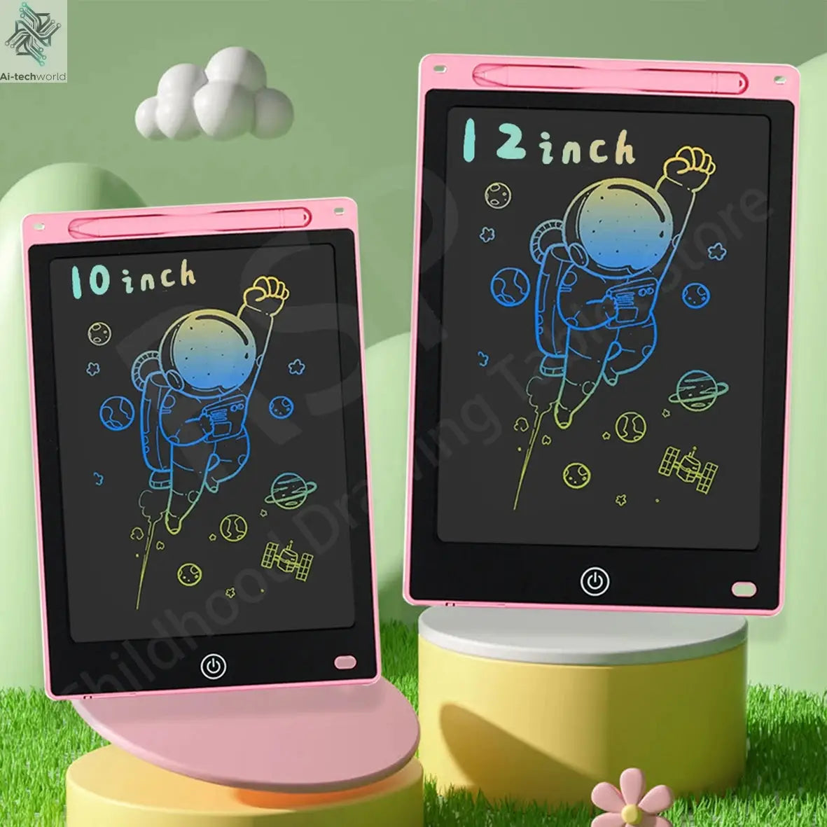 16/12/10/8.5/8.2/6.5/4.5inch LCD graphic tablet,color drawing tablet,3 4 5 6 7 8years kids birthday gifts/Christmas/travel toys - Ai-TechWorld