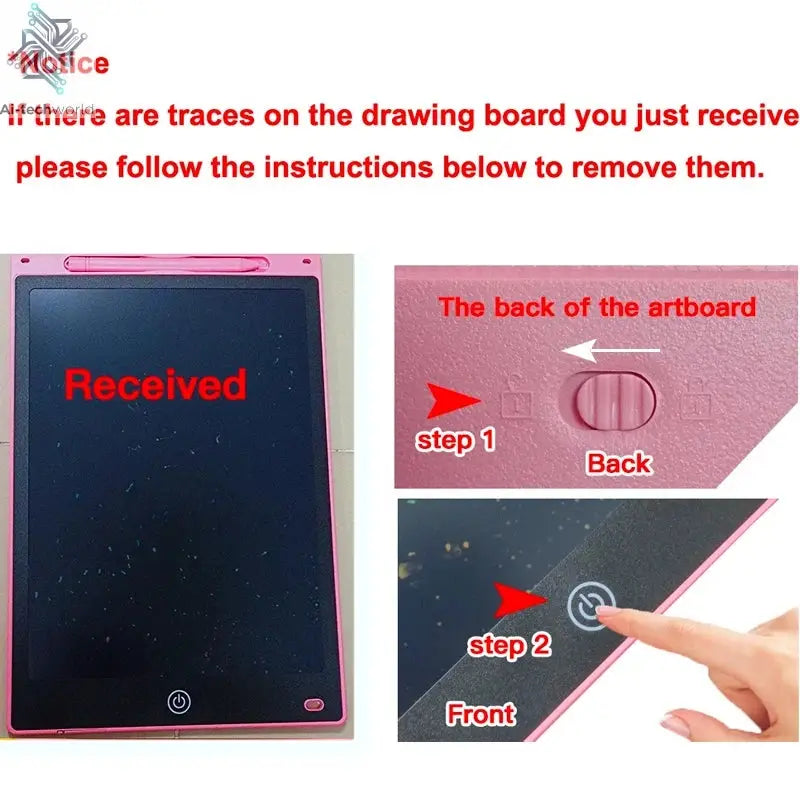 16/12/10/8.5/8.2/6.5/4.5inch LCD graphic tablet,color drawing tablet,3 4 5 6 7 8years kids birthday gifts/Christmas/travel toys - Ai-TechWorld
