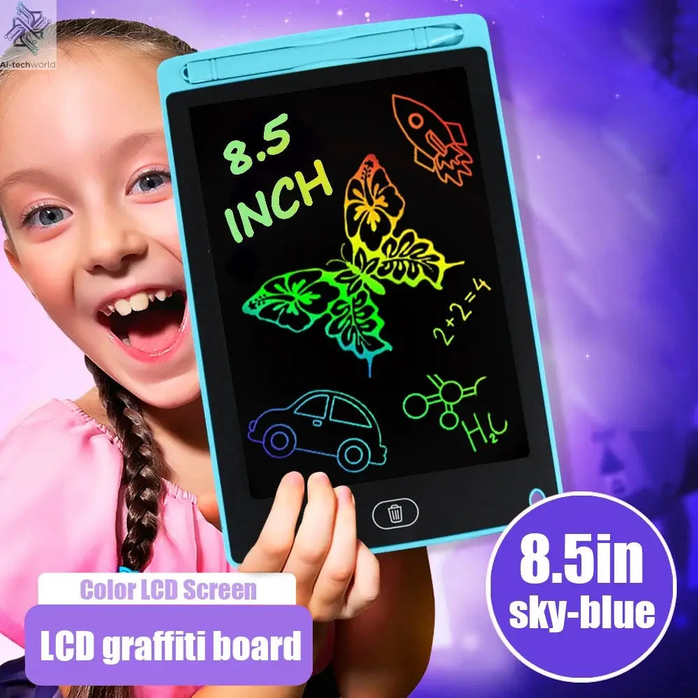 16/12/10/8.5/8.2/6.5/4.5inch LCD graphic tablet,color drawing tablet,3 4 5 6 7 8years kids birthday gifts/Christmas/travel toys - Ai-TechWorld