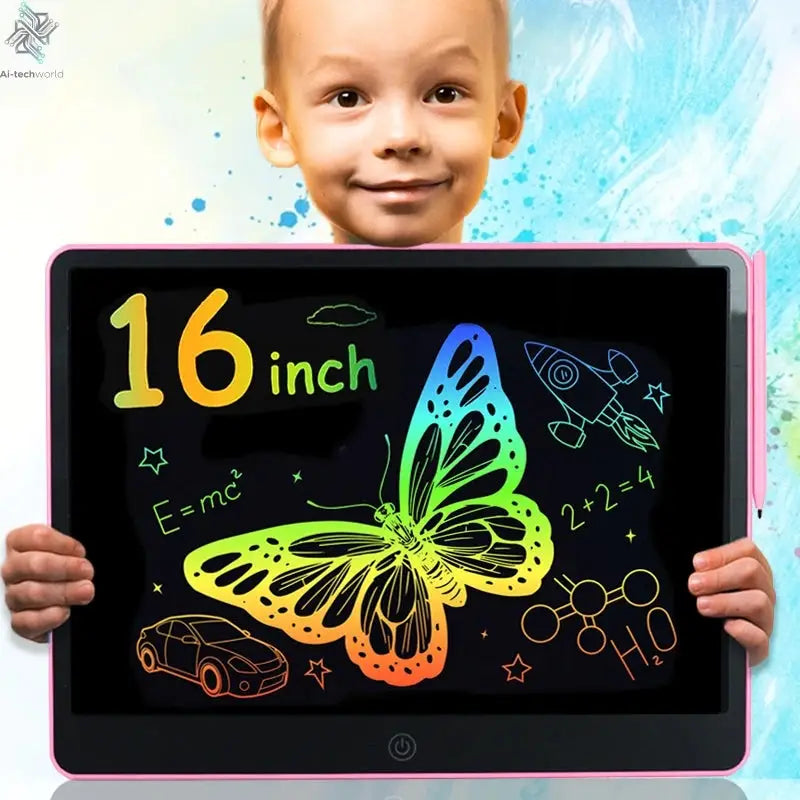16/12/10/8.5/8.2/6.5/4.5inch LCD graphic tablet,color drawing tablet,3 4 5 6 7 8years kids birthday gifts/Christmas/travel toys - Ai-TechWorld