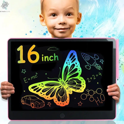 16/12/10/8.5/8.2/6.5/4.5inch LCD graphic tablet,color drawing tablet,3 4 5 6 7 8years kids birthday gifts/Christmas/travel toys - Ai-TechWorld