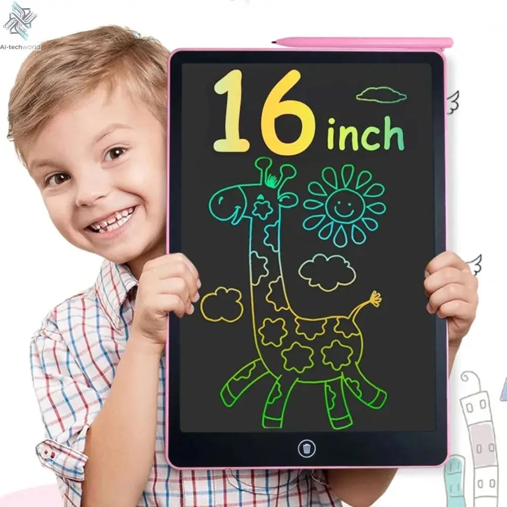 16/12/10/8.5/8.2/6.5/4.5inch LCD graphic tablet,color drawing tablet,3 4 5 6 7 8years kids birthday gifts/Christmas/travel toys - Ai-TechWorld