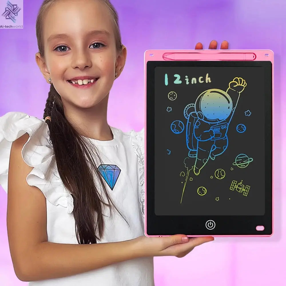 16/12/10/8.5/8.2/6.5/4.5inch LCD graphic tablet,color drawing tablet,3 4 5 6 7 8years kids birthday gifts/Christmas/travel toys - Ai-TechWorld